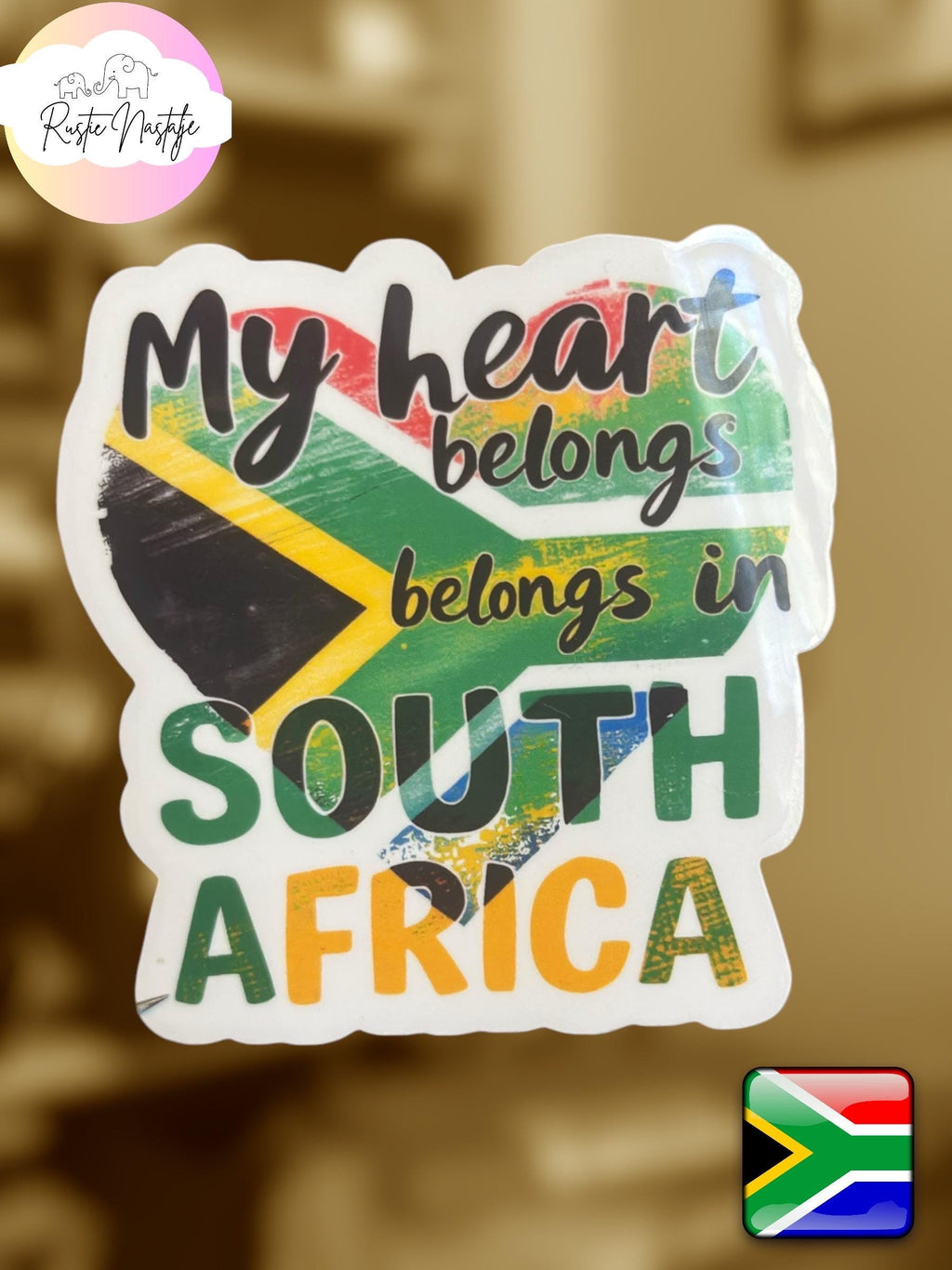 South Africa Stickers: Vibrant Vinyl Decals, Set of 5