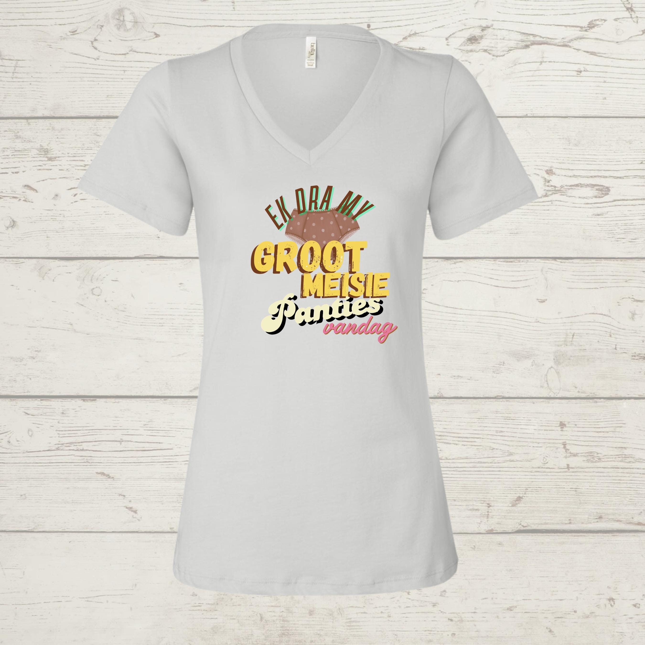 Groot Meisie T-Shirt: Funny Afrikaans Empowerment Tee