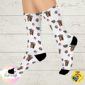 Personalized Graduation Socks: Custom Face Photo Gift