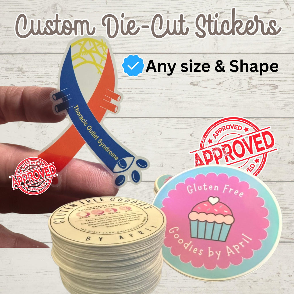 Custom Vinyl Stickers: Die Cut Logo Stickers