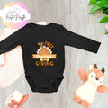 My First Thanksgiving Baby Romper: Turkey Outfit