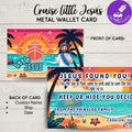 Personalized Cruise Duck Drop | Little Jesus Metal Wallet Card