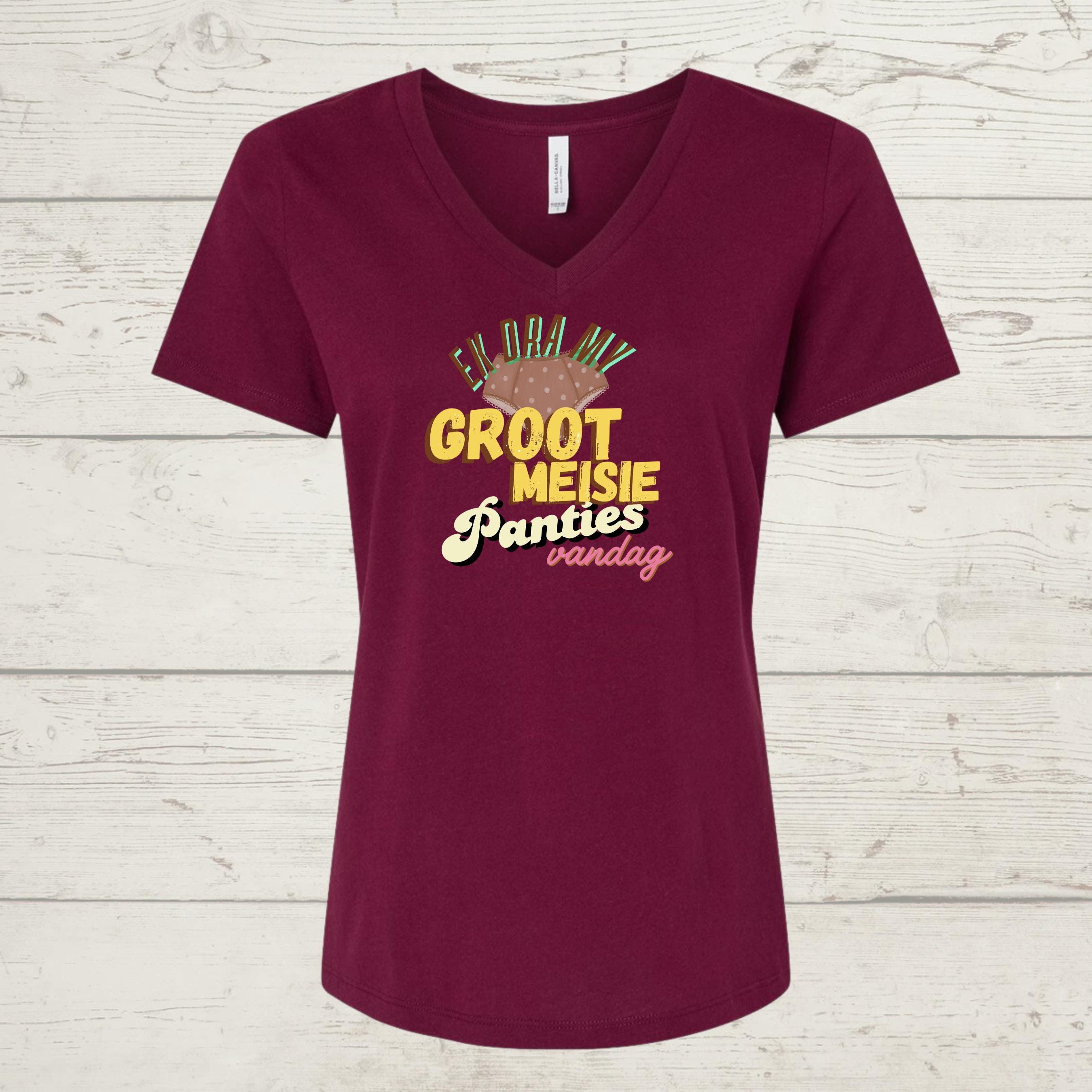 Groot Meisie T-Shirt: Funny Afrikaans Empowerment Tee