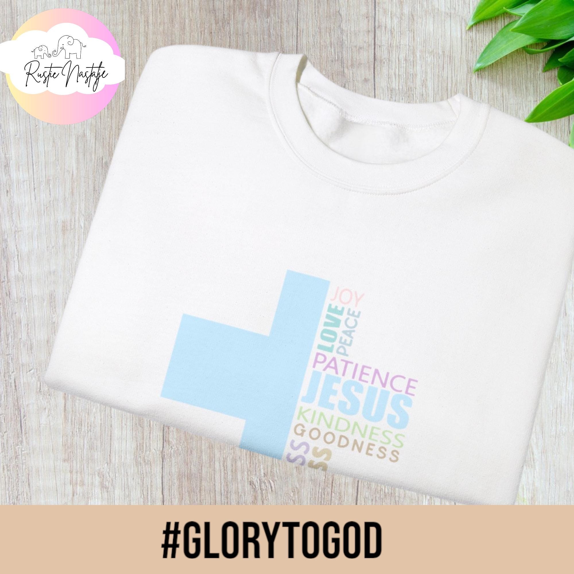 Fruits of the Spirit Cross Sweatshirt: Christian Apparel
