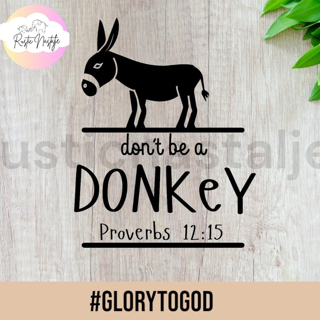 Donkey Christian Sweatshirt: Retro Jesus Faith Gift