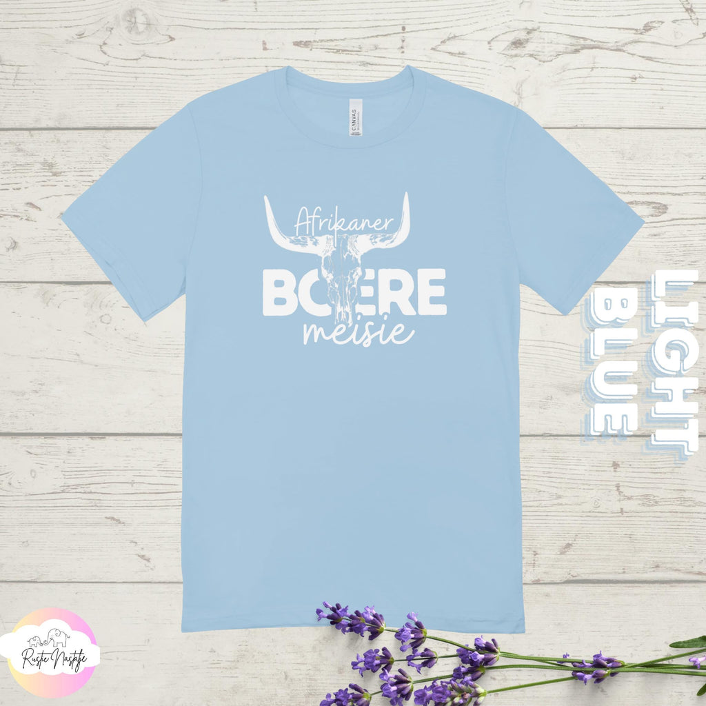 Afrikaner Boere Meisie T-Shirt: South African Heritage Tee