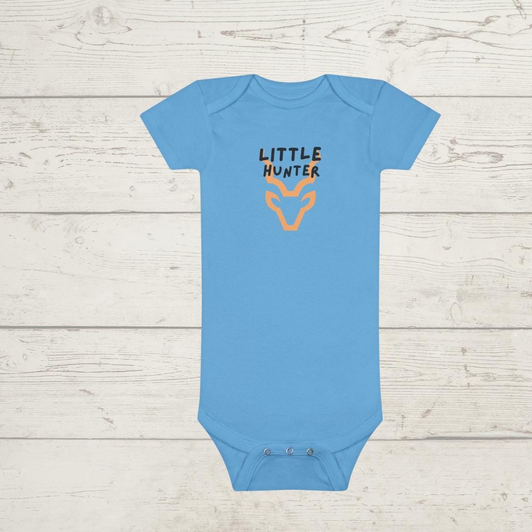 Little Hunter Baby Bodysuit: Safari Animal Onesie