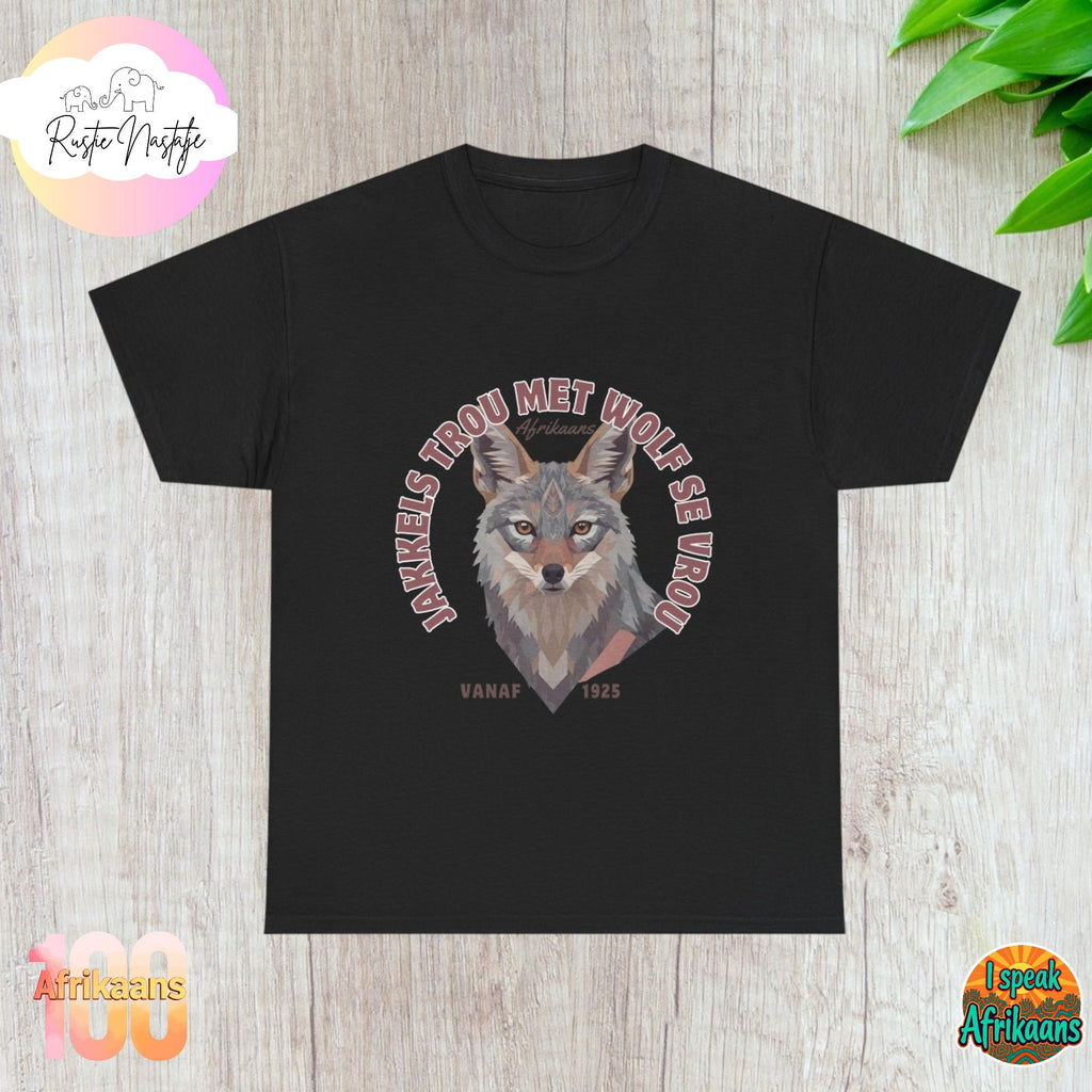 Funny Afrikaans Jakkels T-shirt: South African Birthday Gift