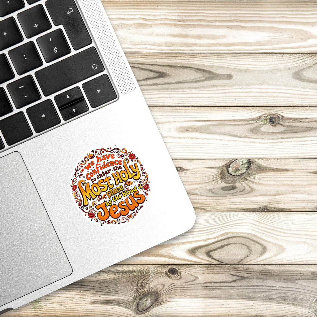 Most Holy Place Vinyl Sticker | Boho Christian Decal