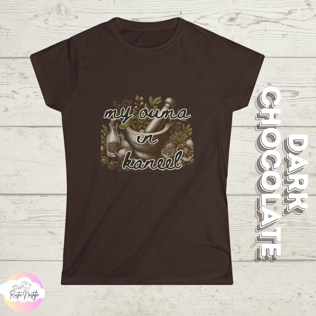 My Ouma in Kaneel T-Shirt: Afrikaans Poem, South African Heritage