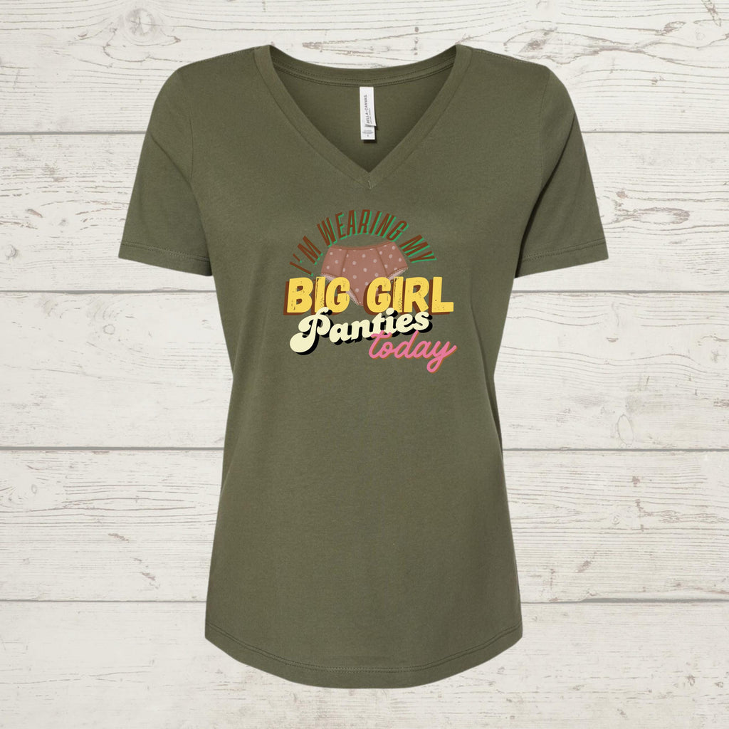 Big Girl Panties T-Shirt | Empowering Women's Ringspun Cotton Tee