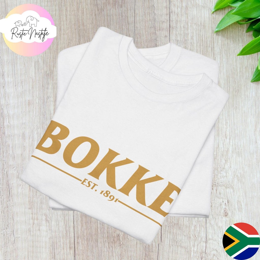 Springbok supporter Shirt, 2026 Rugby Tee, Bokke Game Day Apparel, South African Expat Gift, SA Fan T-Shirt, Green and Gold