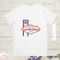 Dripping Springs Texas T-Shirt: Retro Welcome Sign, Unisex Fit