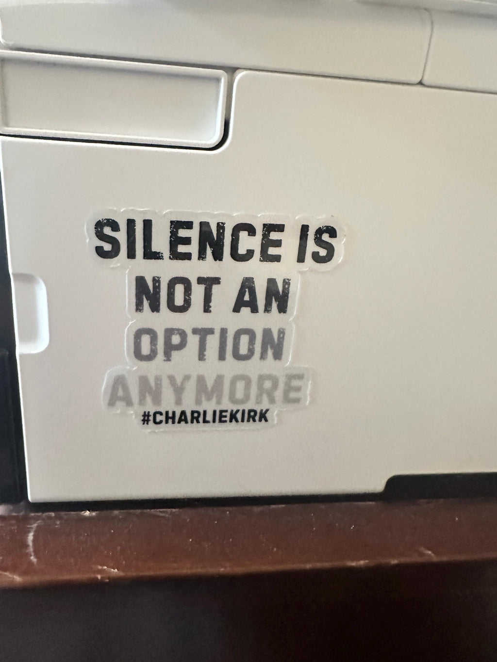 Charlie Kirk Quote Sticker: Political Vinyl Decal - US Made