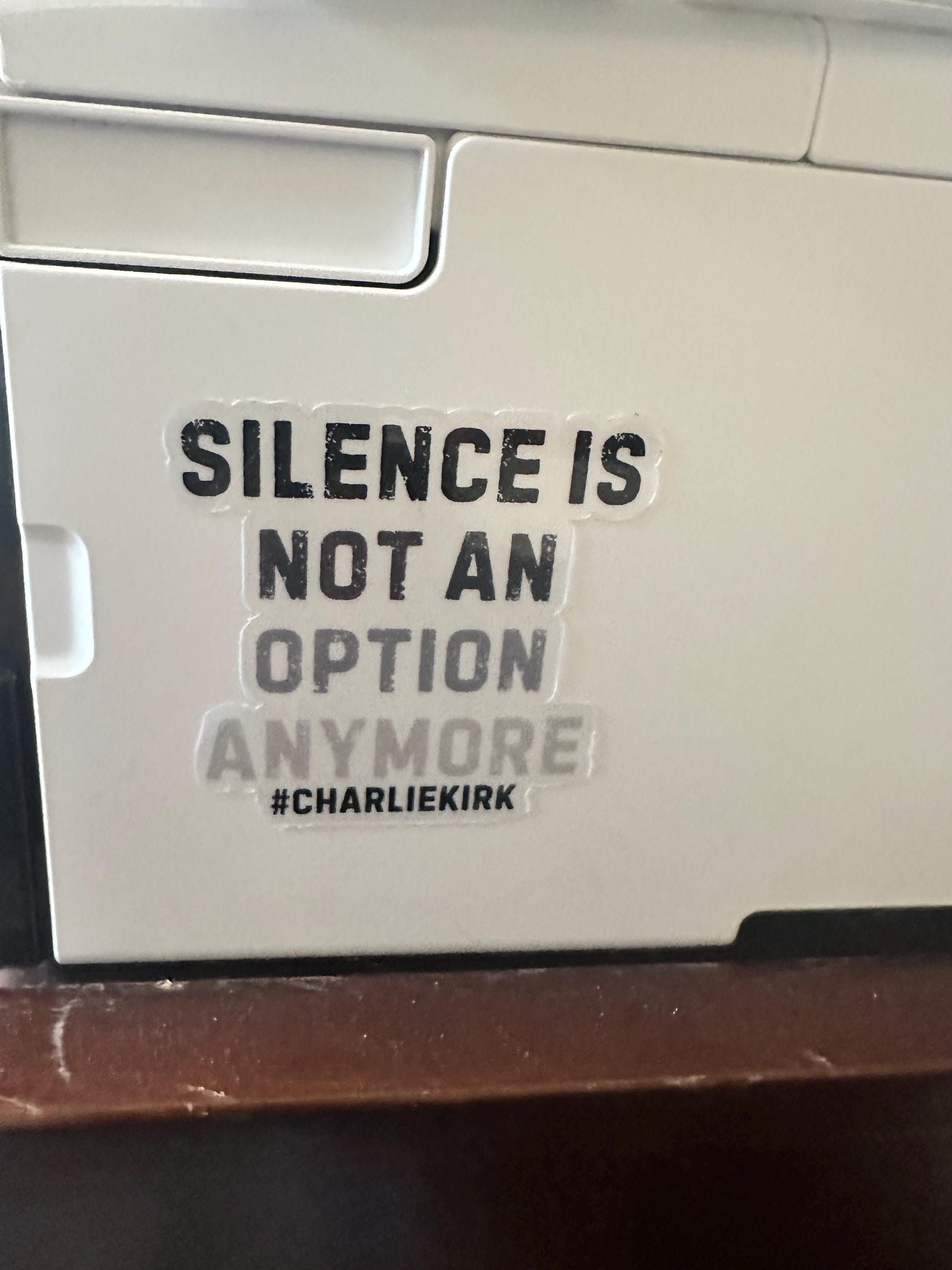 Charlie Kirk Quote Sticker: Political Vinyl Decal - US Made