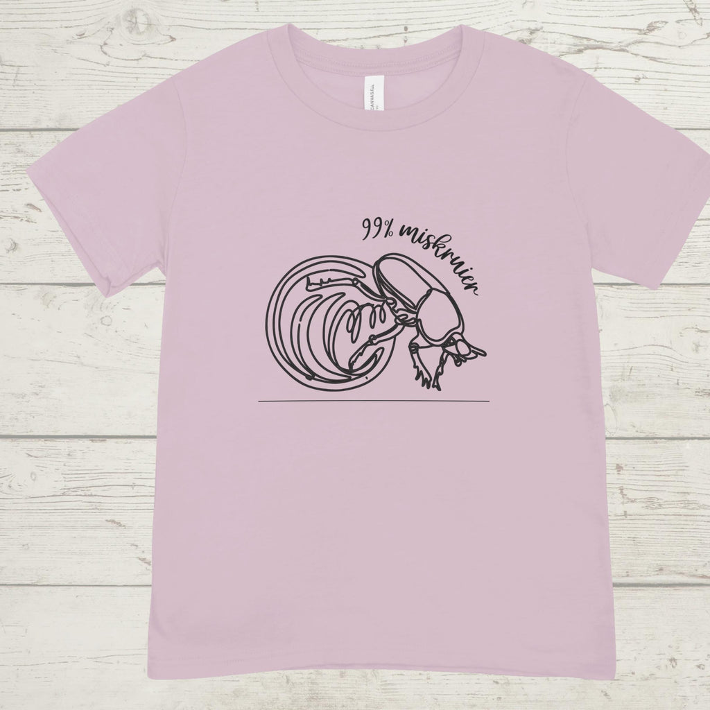 99% Miskruier T-Shirt: South African Humor, Dung Beetle Graphic