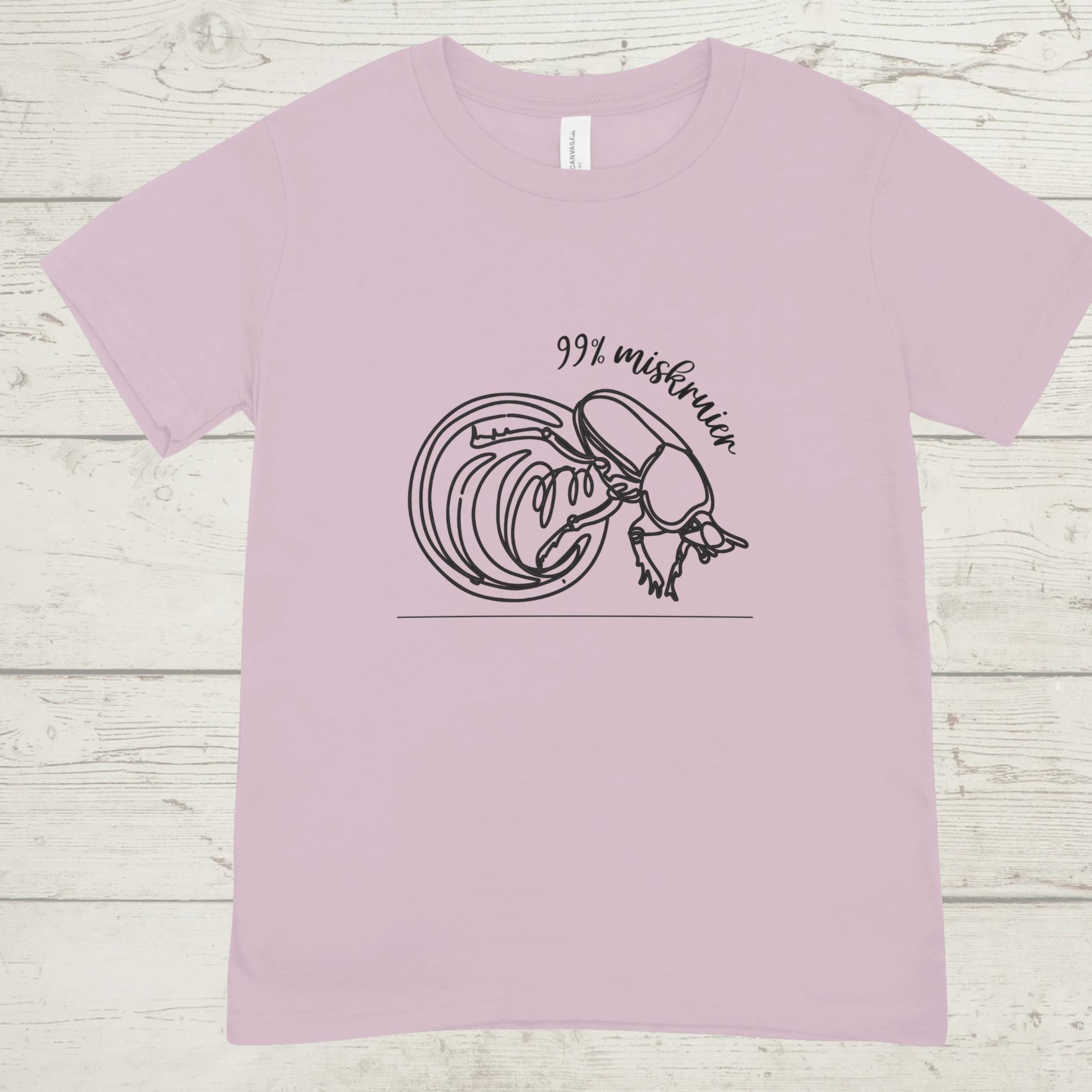 99% Miskruier T-Shirt: South African Humor, Dung Beetle Graphic