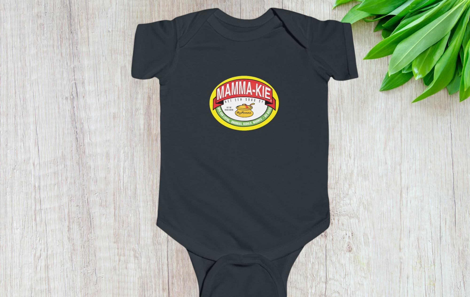Funny 'Mamma-Kie' Parody Baby T-Shirt - Afrikaans South African Gift