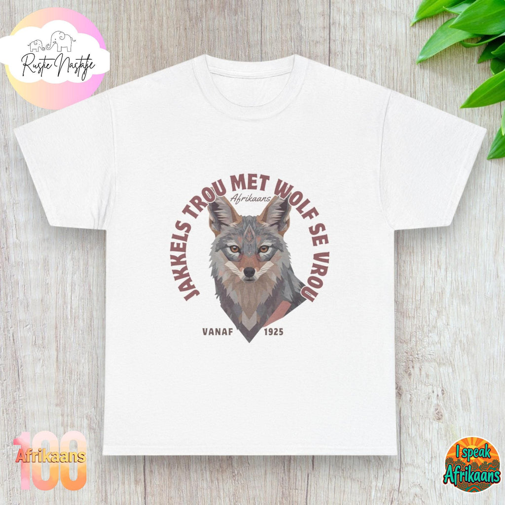 Funny Afrikaans Jakkels T-shirt: South African Birthday Gift