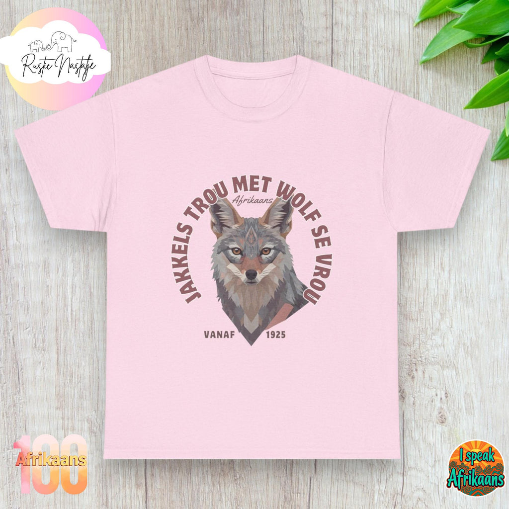 Funny Afrikaans Jakkels T-shirt: South African Birthday Gift