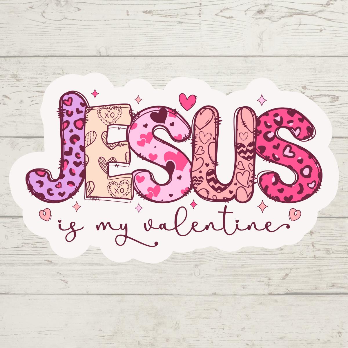 Christian Valentine's Day Stickers, Bible Verse Decals (Set of 10)