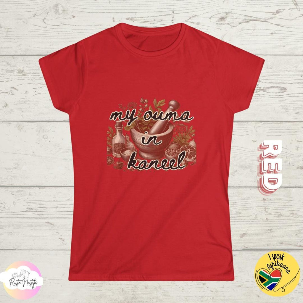My Ouma in Kaneel T-Shirt: Afrikaans Poem, South African Heritage
