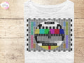 South African Test Pattern TV, Funny tshirt, Nostalgic memories, Voetsek dis nou bed tyd