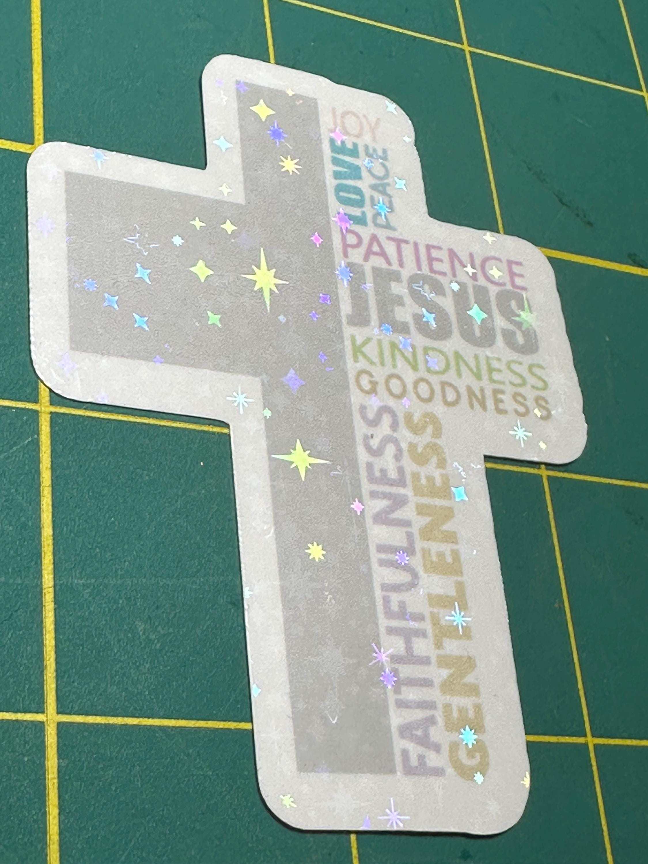 Fruits of the Spirit Sticker: Waterproof Christian Decal