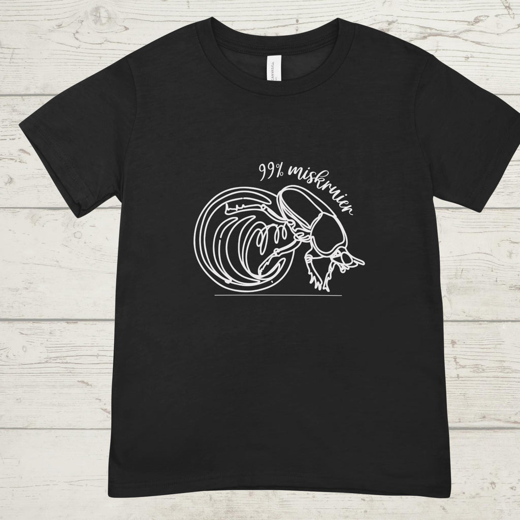 99% Miskruier T-Shirt: South African Humor, Dung Beetle Graphic