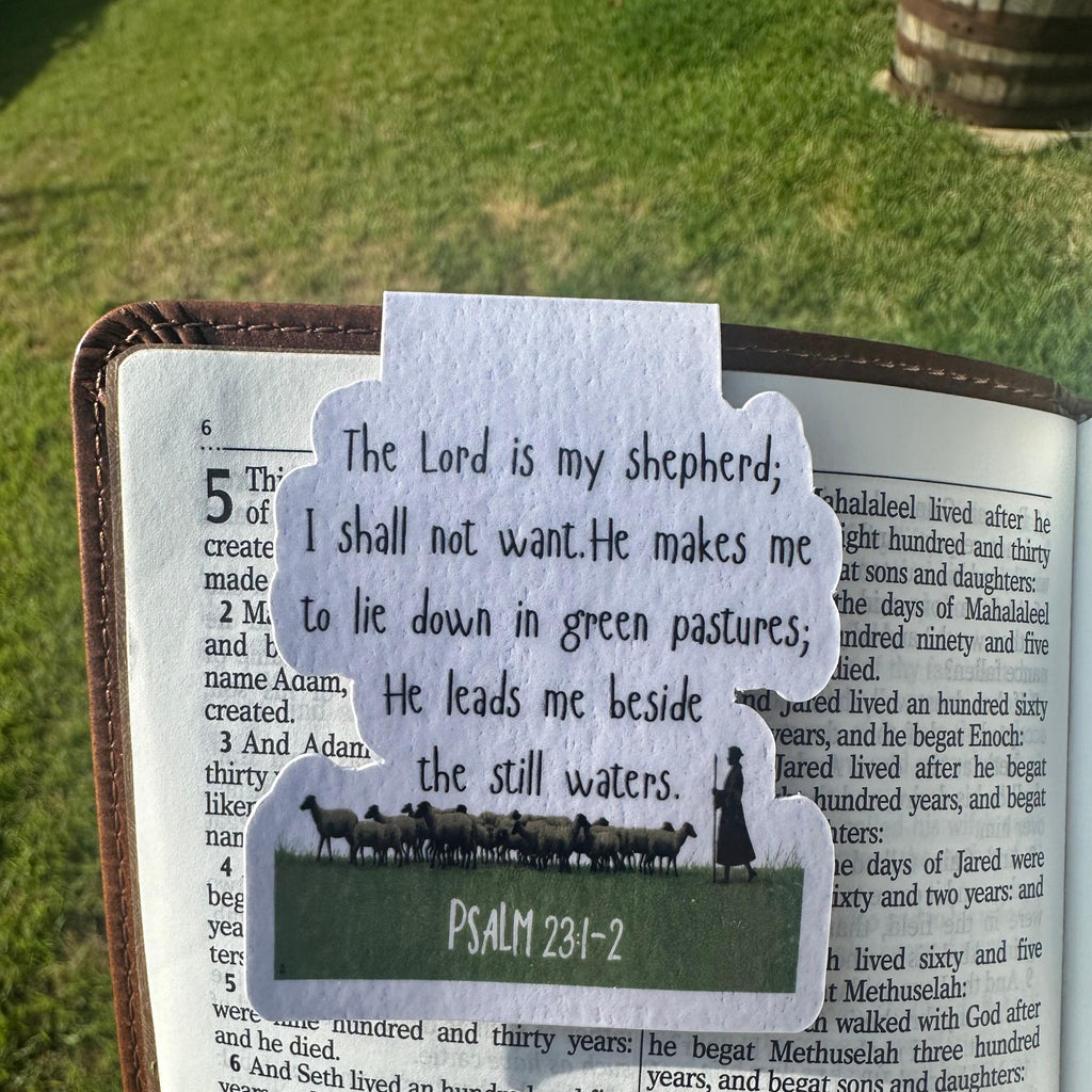 Psalm 23 Magnetic Bookmark: Bible Verse, Encouraging Gift