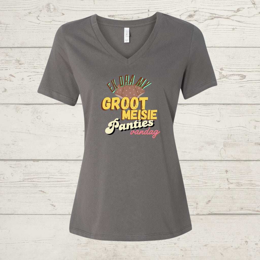 Groot Meisie T-Shirt: Funny Afrikaans Empowerment Tee