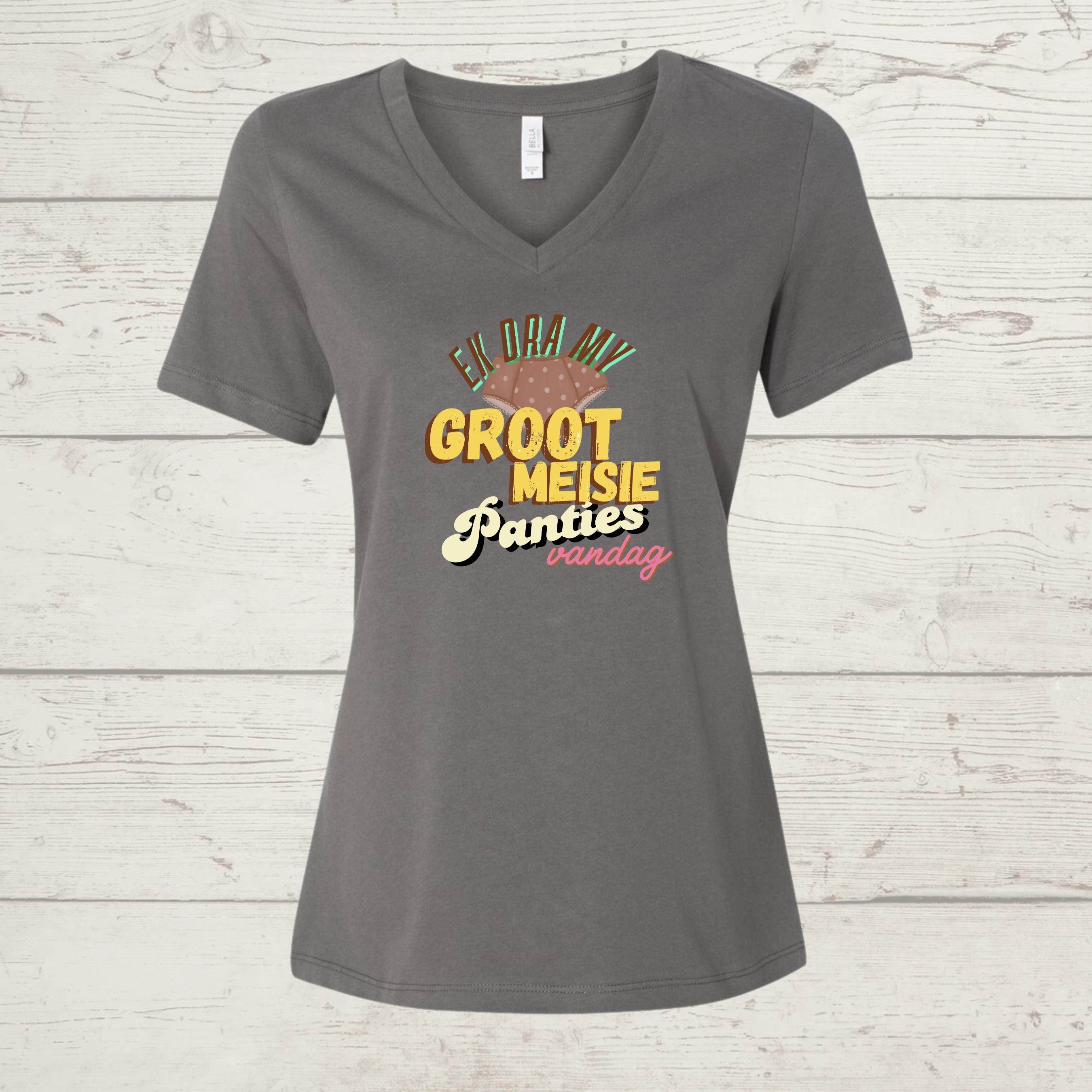 Groot Meisie T-Shirt: Funny Afrikaans Empowerment Tee